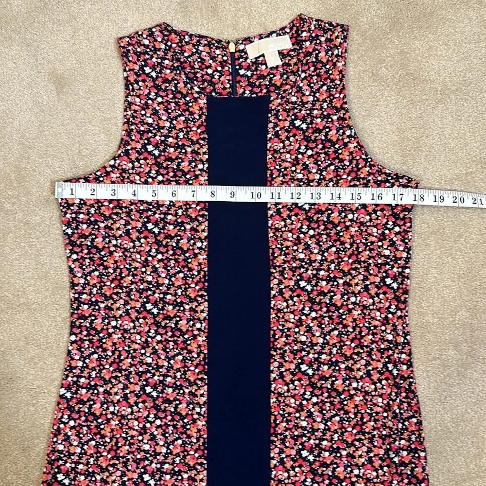 Michael Kors Floral Sleeveless Spring Mini Above the Knee Dress Women Medium